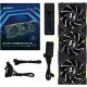 Lian Li UNI Fan TL LCD 120 Wireless, Triple Pack (Reverse Blade), 2.4 GHz Wireless Controller Included, Infinity Mirror Design, LCD Display, Controller required, Black  