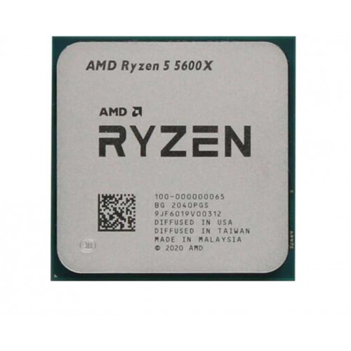 AMD Ryzen 5 5600X Tray Desktop Processor (6 Cores, 12 Threads, Up to 4.6 GHz, Socket AM4)
