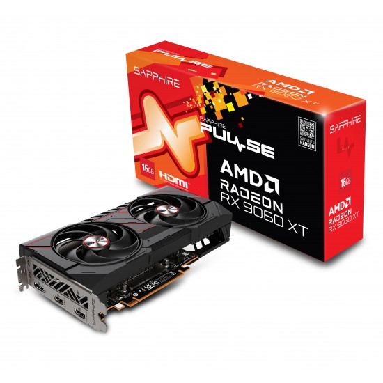 SAPPIHRE PULSE AMD Radeon™ RX 9060 XT 16GB GPU SAPPIHRE PULSE AMD Radeon™ RX 9060 XT 16GB GPU