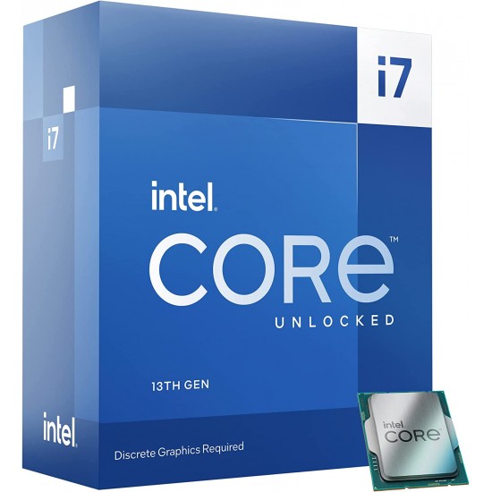 Intel Core i7-13700KF Desktop Processor 16 cores (8 P-cores + 8 E-cores) 30M Cache, up to 5.4 GHz  (ONLY BUILD)
