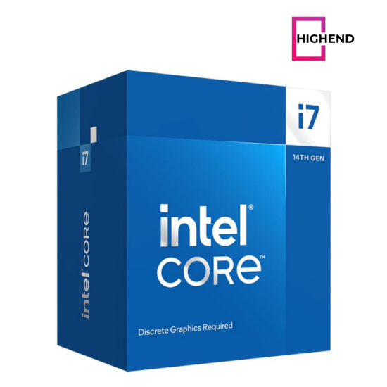 Intel Core i7-14700F Desktop Processor 20 cores (8 P-cores + 12 E-cores) up to 5.4 GHz