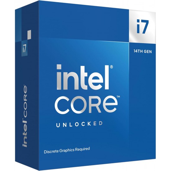 Intel® Core™ i7-14700KF New Gaming Desktop Processor 20 cores (8 P-cores + 12 E-cores) - Unlocked  (ONLY BUILD)