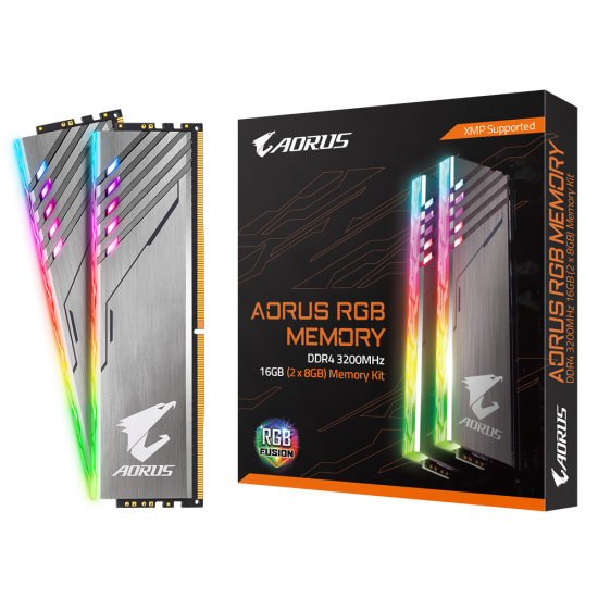 AORUS DDR4 3200MHZ 16GB 2*8 RGB MEMORY 