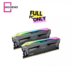 Lexar 32GB (2x16GB) ARES RGB DDR5 RAM 6000MT/s CL30 Desktop Memory - AMD Expo and Intel XMP 3.0, Black