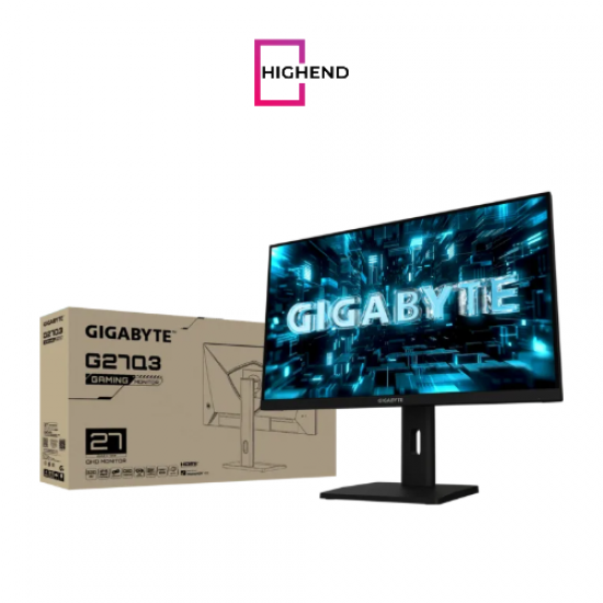 Gigabyte G27Q3 Gaming Monitor 27-Inch QHD SuperSpeed IPS 320Hz 1ms GTG VESA Display HDR400 Gigabyte G27Q3 Gaming Monitor 27-Inch QHD SuperSpeed IPS 320Hz 1ms GTG VESA Display HDR400