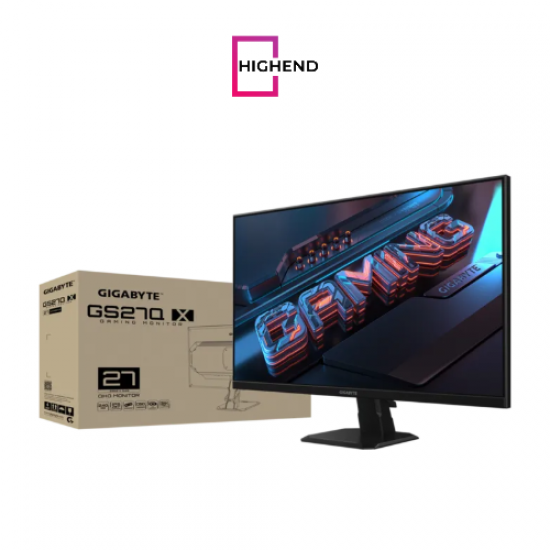 Gigabyte GS27Q X 27" QHD SS IPS Gaming Monitor – 250Hz OC, 1ms MPRT, 110% sRGB, HDR Ready, DP 1.4/HDMI 2.0