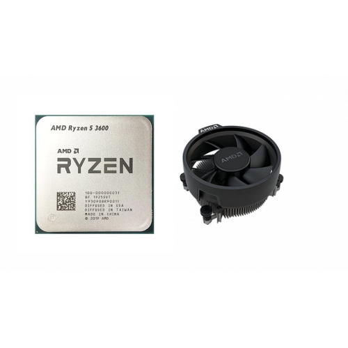 AMD RYZEN 5 3600 6-Core 3.6 GHz (4.2 GHz Max Boost) Tray + AMD Wraith Stealth (3 Years Warranty)