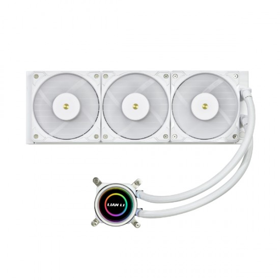 Lian Li Galahad II Trinity Performance 360MM Daisy chainable Radiator LCP Fans Black AIO Liquid Cpu Cooler ( WHITE ) Lian Li Galahad II Trinity Performance 360MM Daisy chainable Radiator LCP Fans Black AIO Liquid Cpu Cooler ( WHITE )