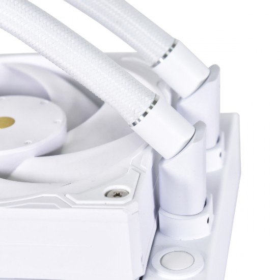 Lian Li Galahad II Trinity Performance 360MM Daisy chainable Radiator LCP Fans Black AIO Liquid Cpu Cooler ( WHITE ) Lian Li Galahad II Trinity Performance 360MM Daisy chainable Radiator LCP Fans Black AIO Liquid Cpu Cooler ( WHITE )