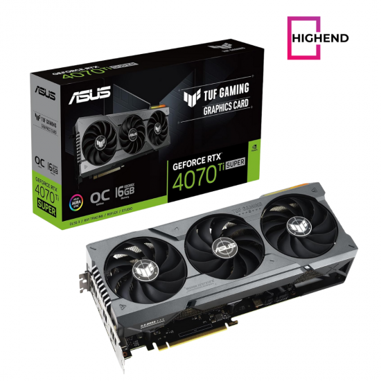 ASUS TUF Gaming NVIDIA GeForce RTX™ 4070 Ti Super OC Edition Gaming Graphics Card (PCIe 4.0, 16GB GDDR6X, HDMI 2.1a, DisplayPort 1.4a)