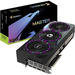 Gigabyte AORUS GeForce RTX 4090 Master 24G Graphics Card, 3X WINDFORCE Fans, 24GB 384-bit GDDR6X, GV-N4090AORUS M-24GD Gigabyte AORUS GeForce RTX 4090 Master 24G Graphics Card, 3X WINDFORCE Fans, 24GB 384-bit GDDR6X, GV-N4090AORUS M-24GD