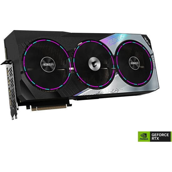 Gigabyte AORUS GeForce RTX 4090 Master 24G Graphics Card, 3X WINDFORCE Fans, 24GB 384-bit GDDR6X, GV-N4090AORUS M-24GD