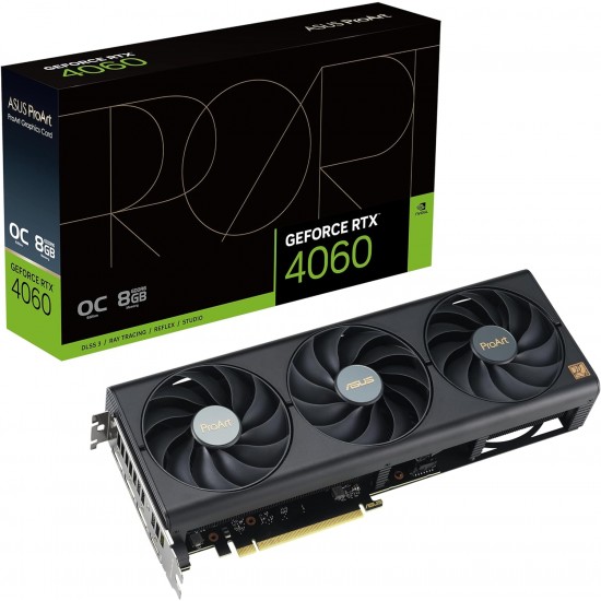 ASUS ProArt GeForce RTX™ 4060 OC Edition 8GB GDDR6 Graphics Card 