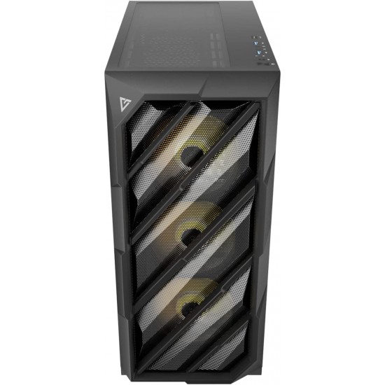Antec DP503 ATX Mid Tower PC Case, Type-C Gen2, 3 x 120mm ARGB Fans with ARGB & PWM Controller, Up to 2 x 360mm Radiator, GPU Bracket, EATX Gaming PC Case, Black