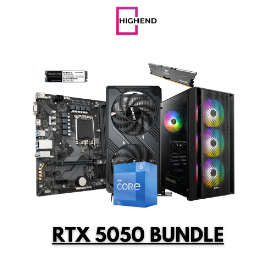 CORE I5 12400F + RTX 5050 8G BUNDLE CORE I5 12400F + RTX 5050 8G BUNDLE