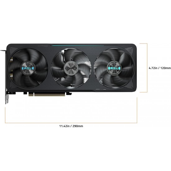 GIGABYTE GeForce RTX 5070 EAGLE OC SFF 12G – NVIDIA Blackwell Architecture, 12GB GDDR7 192-bit, 2587MHz Boost Clock, WINDFORCE Cooling, Hawk Fan, NVIDIA SFF-Ready, RGB Lighting, Reinforced Structure, DLSS 4 Support GIGABYTE GeForce RTX 5070 EAGLE OC SFF 12G – NVIDIA Blackwell Architecture, 12GB GDDR7 192-bit, 2587MHz Boost Clock, WINDFORCE Cooling, Hawk Fan, NVIDIA SFF-Ready, RGB Lighting, Reinforced Structure, DLSS 4 Support