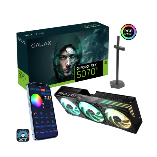 GALAX GeForce RTX™ 5070 Ti EX Gamer 1-Click OC 16GB GDDR7 256-bit DP2.1b*3/HDMI 2.1b/DLSS 4 GALAX GeForce RTX™ 5070 Ti EX Gamer 1-Click OC 16GB GDDR7 256-bit DP2.1b*3/HDMI 2.1b/DLSS 4