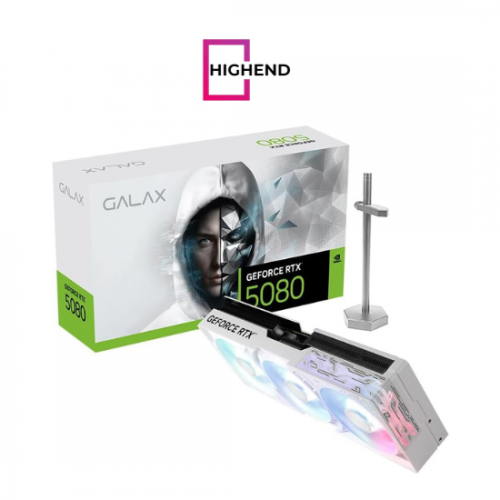 GALAX GeForce RTX 5080 1-Click OC WHITE 16GB GDDR7 256-Bit Graphics Card