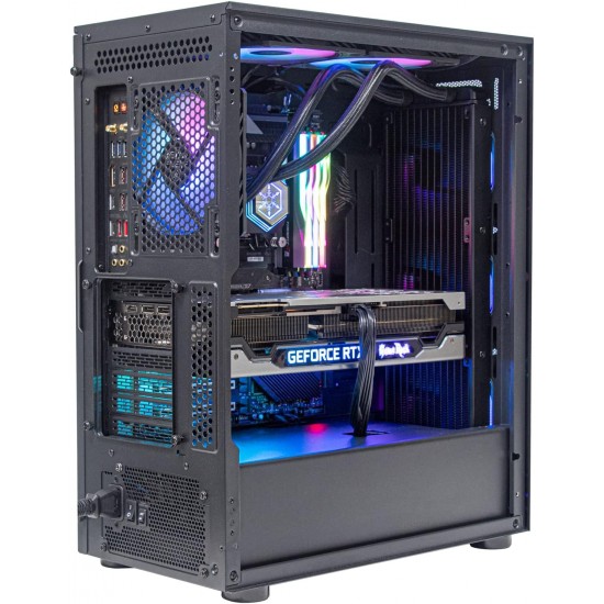 SilverStone  FARA 512Z High Airflow ATX Mid-Tower Chassis with Dual Radiator Support & ARGB Lighting, 