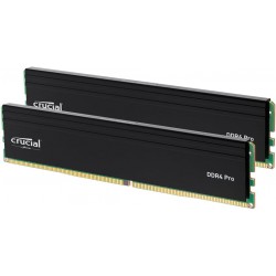 Crucial Pro 32GB (2x16GB) DDR4 3200MHz UDIMM Desktop RAM Kit CL22 – High Performance Memory