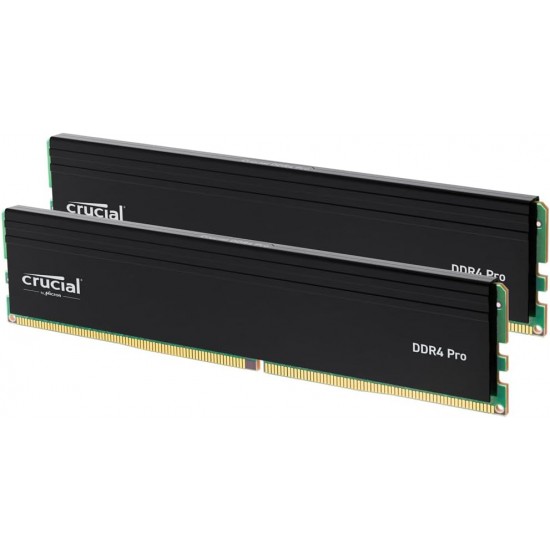 Crucial Pro 32GB (2x16GB) DDR4 3200MHz UDIMM Desktop RAM Kit CL22 – High Performance Memory Crucial Pro 32GB (2x16GB) DDR4 3200MHz UDIMM Desktop RAM Kit CL22 – High Performance Memory