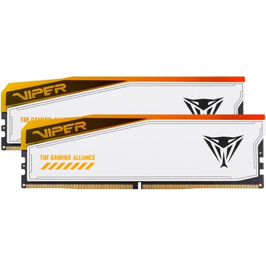 Patriot Memory Viper Elite 5 TUF Gaming RGB DDR5 RAM 32GB (2X16GB) 6600MT/s CL34 1.4v UDIMM Desktop Gaming Memory Kit Compatible with Intel XMP/AMD Expo