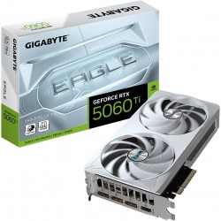 GIGABYTE GeForce RTX 5060 Ti Eagle OC ICE 16G Graphics Card, 16GB 128-bit GDDR7, PCIe 5.0, WINDFORCE Cooling System