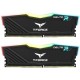 TEAMGROUP T-Force Delta RGB DDR4 32GB (2x16GB) 3600MHz (PC4-28800) CL18 Desktop Gaming Memory Module Ram  - Black