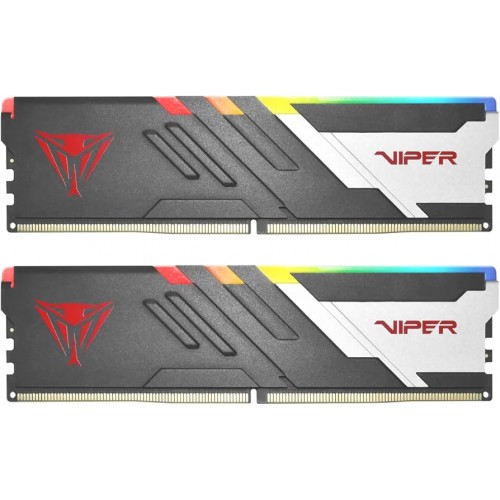 Patriot Viper Venom RGB DDR5 RAM 64GB 2X32GB 6000MT s CL36 UDIMM Desktop Gaming Memory Kit Compatible with Intel XMP/AMD Expo