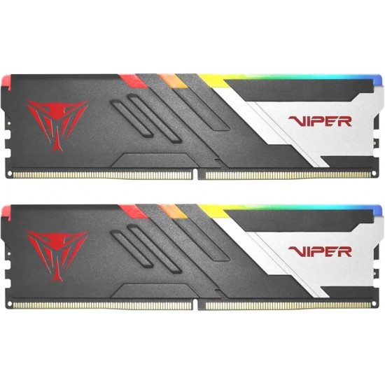 Patriot Viper Venom RGB DDR5 RAM 64GB 2X32GB 6000MT s CL36 UDIMM Desktop Gaming Memory Kit Compatible with Intel XMP/AMD Expo