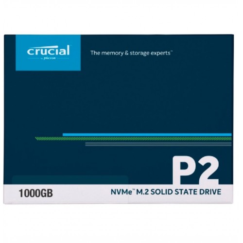 Crucial P2 1TB 3D NAND NVMe PCIe M.2 SSD Up to 2400MB/s 