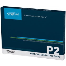 Crucial P2 2TB 3D NAND NVMe PCIe M.2 SSD Up to 2400MB/s 