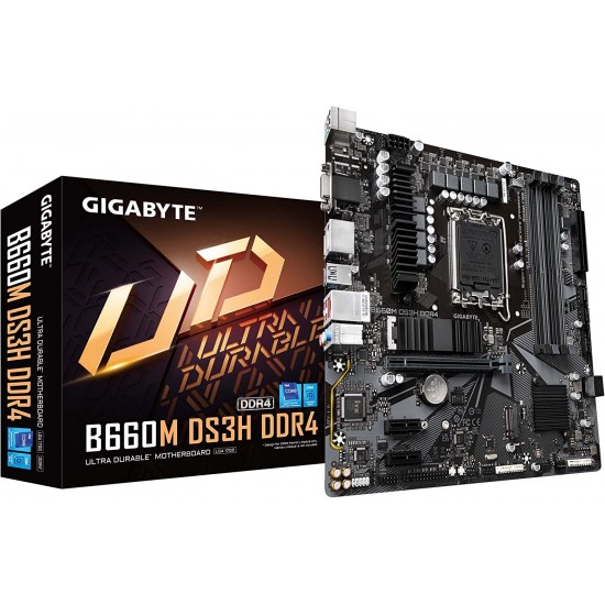 GIGABYTE B660M DS3H DDR4 B660 Intel LGA 1700 