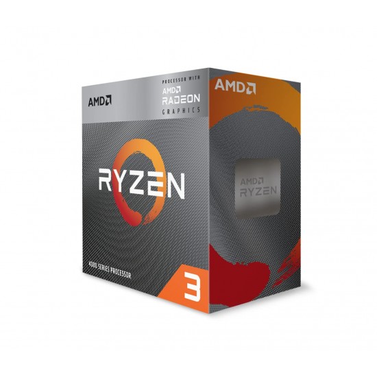 AMD Ryzen 3 4300G Desktop Processor 4 cores 8 Threads 6 MB Cache 3.8 GHz Upto 4.0 GHz Socket AM4