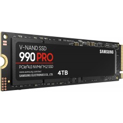 SAMSUNG 990 PRO SSD 4TB PCIe 4.0 M.2 2280 Internal SSD — Seq. Read Speeds Up to 7,450 MB/s for High End Computing, Gaming, and Heavy Duty Workstations, MZ-V9P4T0B/AM SAMSUNG 990 PRO SSD 4TB PCIe 4.0 M.2 2280 Internal SSD — Seq. Read Speeds Up to 7,450 MB/s for High End Computing, Gaming, and Heavy Duty Workstations, MZ-V9P4T0B/AM