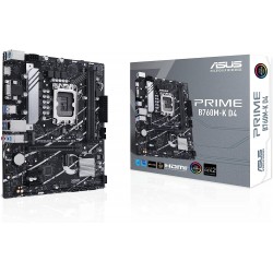 ASUS Prime B760M-K D4 Gaming Motherboard Socket Intel LGA 1700 ASUS Prime B760M-K D4 Gaming Motherboard Socket Intel LGA 1700