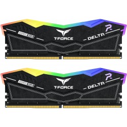 TEAM DELTA RGB DDR5 DESKTOP MEMORY BLACK 96GB(2x48GB) 6800MHz CL36 TEAM DELTA RGB DDR5 DESKTOP MEMORY BLACK 96GB(2x48GB) 6800MHz CL36