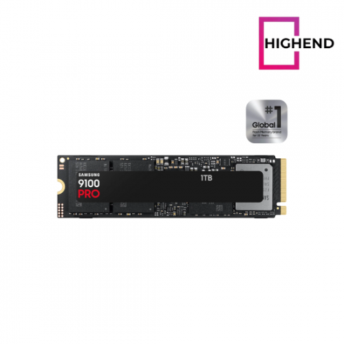 Samsung 9100 PRO M.2 1TB PCIe 5.0 NVMe SSD — 14,700 MB/s Sequential Read, 13,300 MB/s Sequential Write, Samsung V-NAND TLC, 1GB LPDDR4X Cache, MZ-VAP1T0 Model