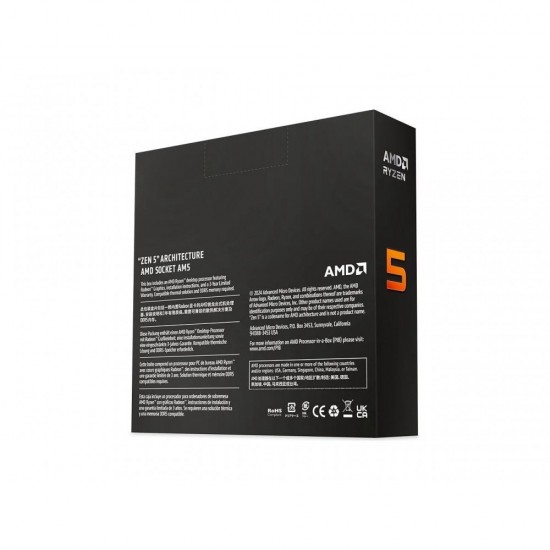 AMD Ryzen 5 9600X - Granite Ridge (Zen 5) 6-Core 3.9 GHz - Socket AM5 65W