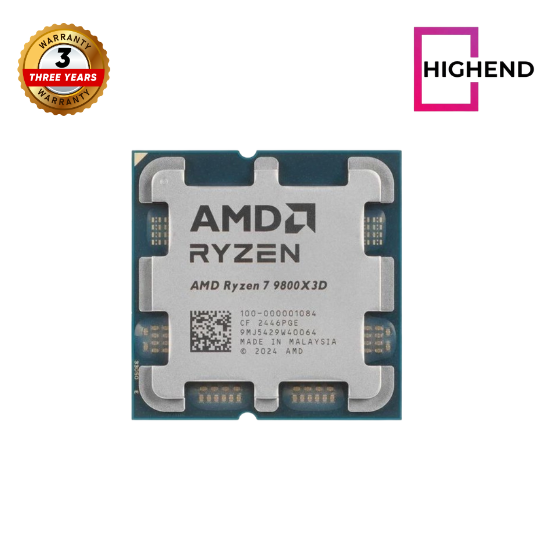 AMD Ryzen 7 9800X3D - Granite Ridge (Zen 5) 8-Core 4.7 GHz - Socket AM5 120W Tray