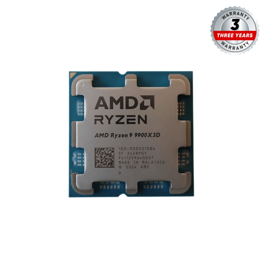 AMD Ryzen™ 9 9900X3D Desktop Processors - Tray (3 years warranty) AMD Ryzen™ 9 9900X3D Desktop Processors - Tray (3 years warranty)
