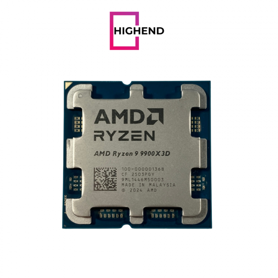 AMD Ryzen 9 9900X3D Desktop Processor – 12-Core, 24-Thread, Up to 5.5GHz, 128MB L3 Cache TRAY