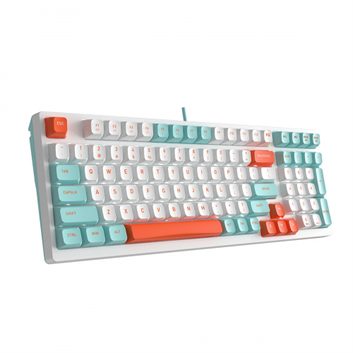 A4Tech Fstyler FS300 Mechanical Keyboard (AR / EN ) – Hot-Swappable Switch – WIN / MAC – 4M Macro | Snorkeling