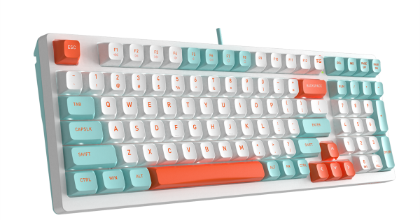 A4Tech Fstyler FS300 Mechanical Keyboard (AR / EN ) – Hot-Swappable ...