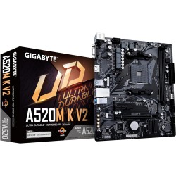 GIGABYTE A520M K V2  CHIPSET AMD A520 AM4, MATX, DDR4  GIGABYTE A520M K V2  CHIPSET AMD A520 AM4, MATX, DDR4