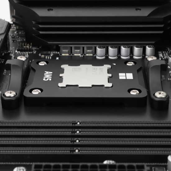 Thermalright AM5 Secure Frame Black V2 CPU Holder, AM5 Corrective Anti-Bending Fixing Avoiding capacitors, AM5 Secure Frame, AM5 Anti-Bending Contact Frame(ASF Black V2)