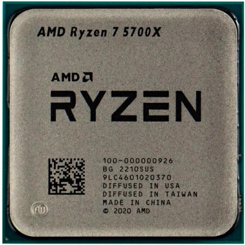 AMD Ryzen 7 5700X 8-Core 16-Thread Tray Desktop Processor