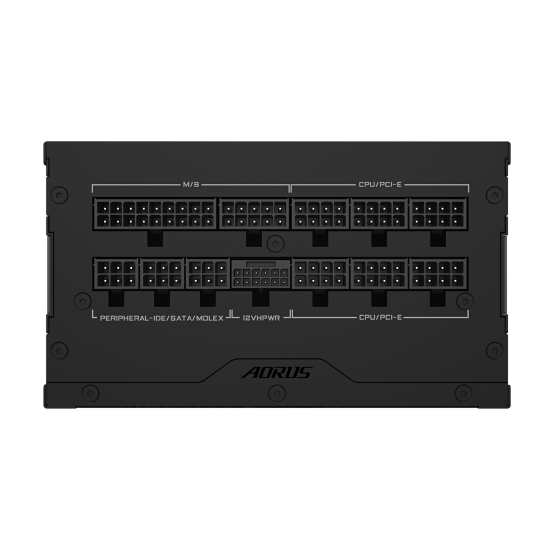 GIGABYTE GP-AE1000PM PG5 - PCIe5.1 Ready - ATX3.1-1000W 80 Plus Platinum Certified - Fully Modular Power Supply