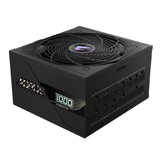 GIGABYTE GP-AE1000PM PG5 - PCIe5.1 Ready - ATX3.1-1000W 80 Plus Platinum Certified - Fully Modular Power Supply