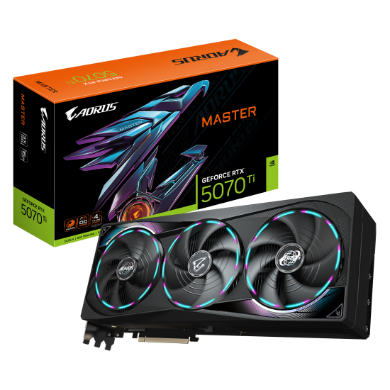 GIGABYTE AORUS GeForce RTX 5070 Ti MASTER 16G GIGABYTE AORUS GeForce RTX 5070 Ti MASTER 16G